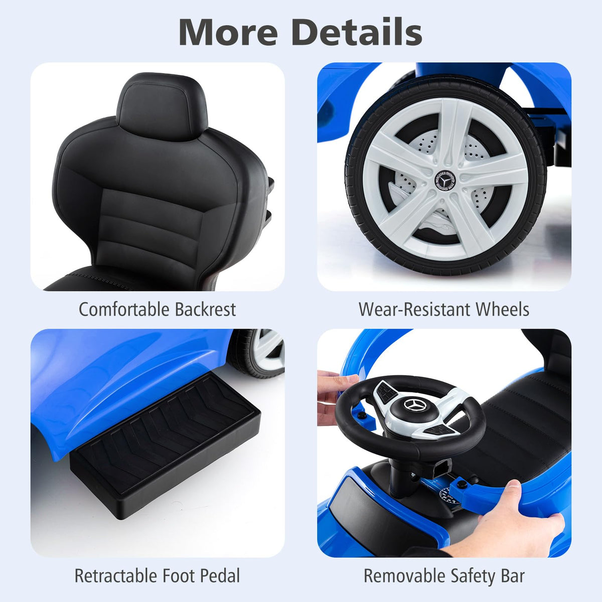 INFANS non-toxic materials ensure safe play with sturdy design.