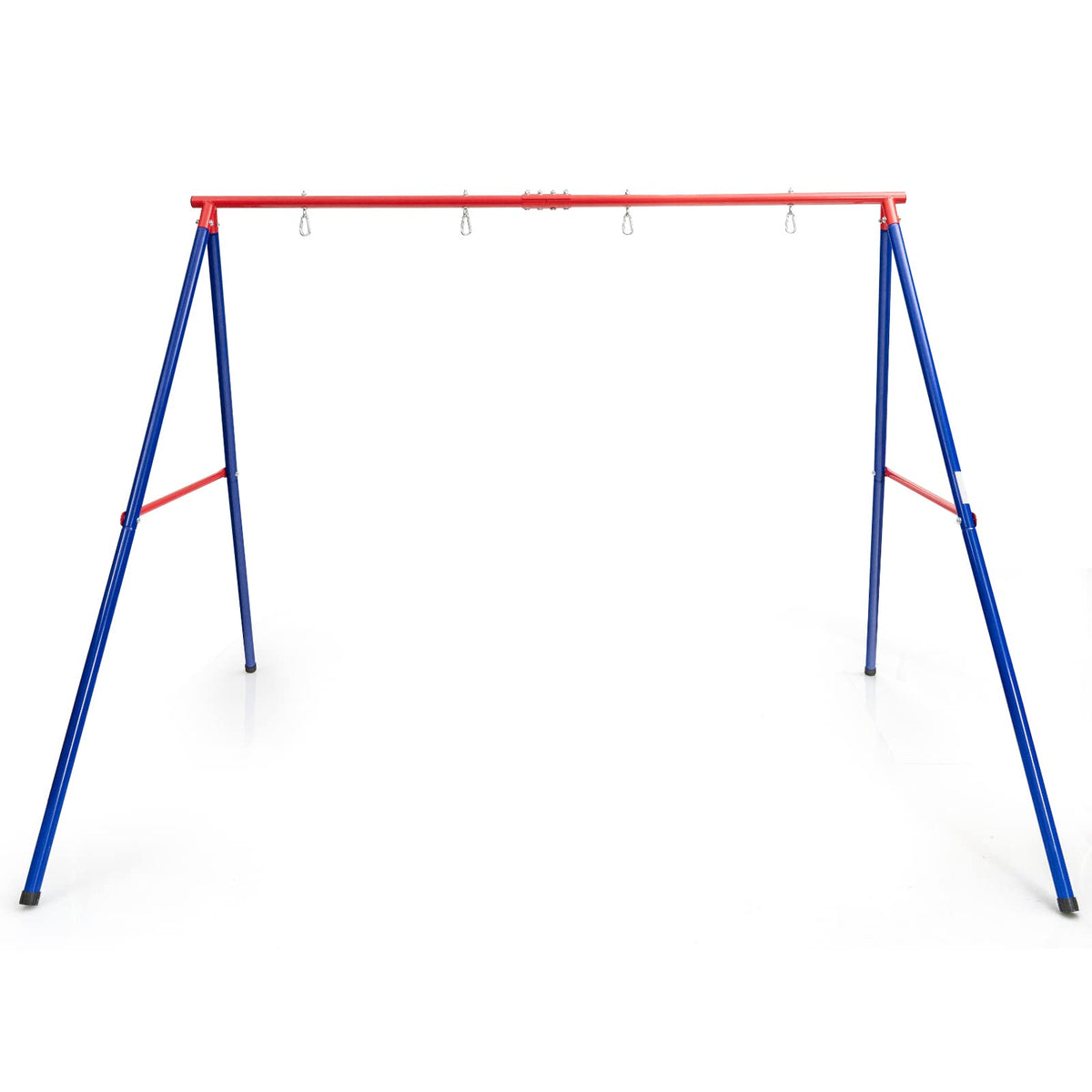 INFANS swing stand shows the A frame structure for stable play