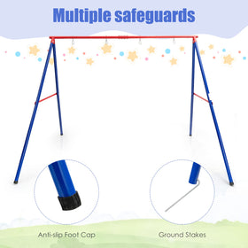 INFANS swing stand ground stakes secure the frame outdoors