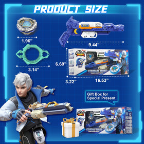 Infinity Nado S7 duel arena in use with launcher and tops