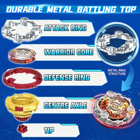 Infinity Nado S7 metal-defense-top in action with sturdy balance