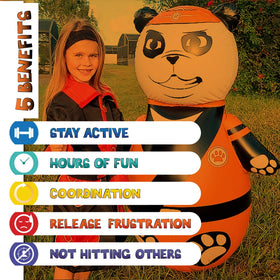 Inflatable Dudes Panda 47-inch quick setup for fast playtime