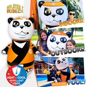 Inflatable Dudes Panda 47-inch full panda body ready for energetic punching sessions