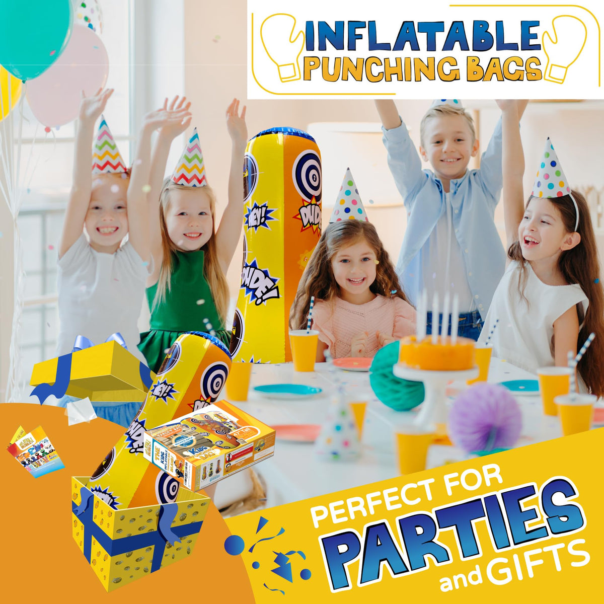 Inflatable Dudes premium vinyl construction ensures durable, child-safe play.
