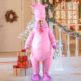 InfleasJoiy party cosplay look at events featuring the pink unicorn.