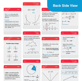 Infodeck SAT Math flash cards geometry emphasis for quick concept recall