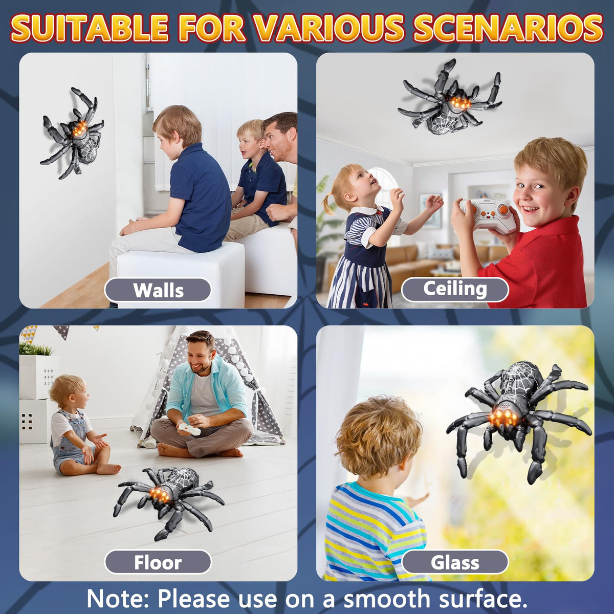 Infowush spider toy gift box is a ready-made gift for birthdays.