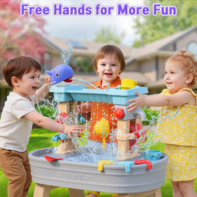 Infowush outdoor play pump sparks sunny day fun at parks and beaches.
