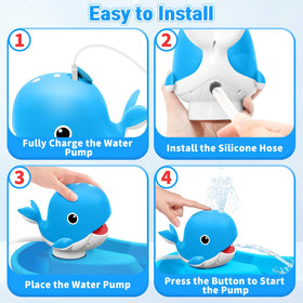 Infowush USB rechargeable pump for easy charging