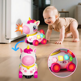 Ingbear unicorn ABC letters feature for early recognition during play