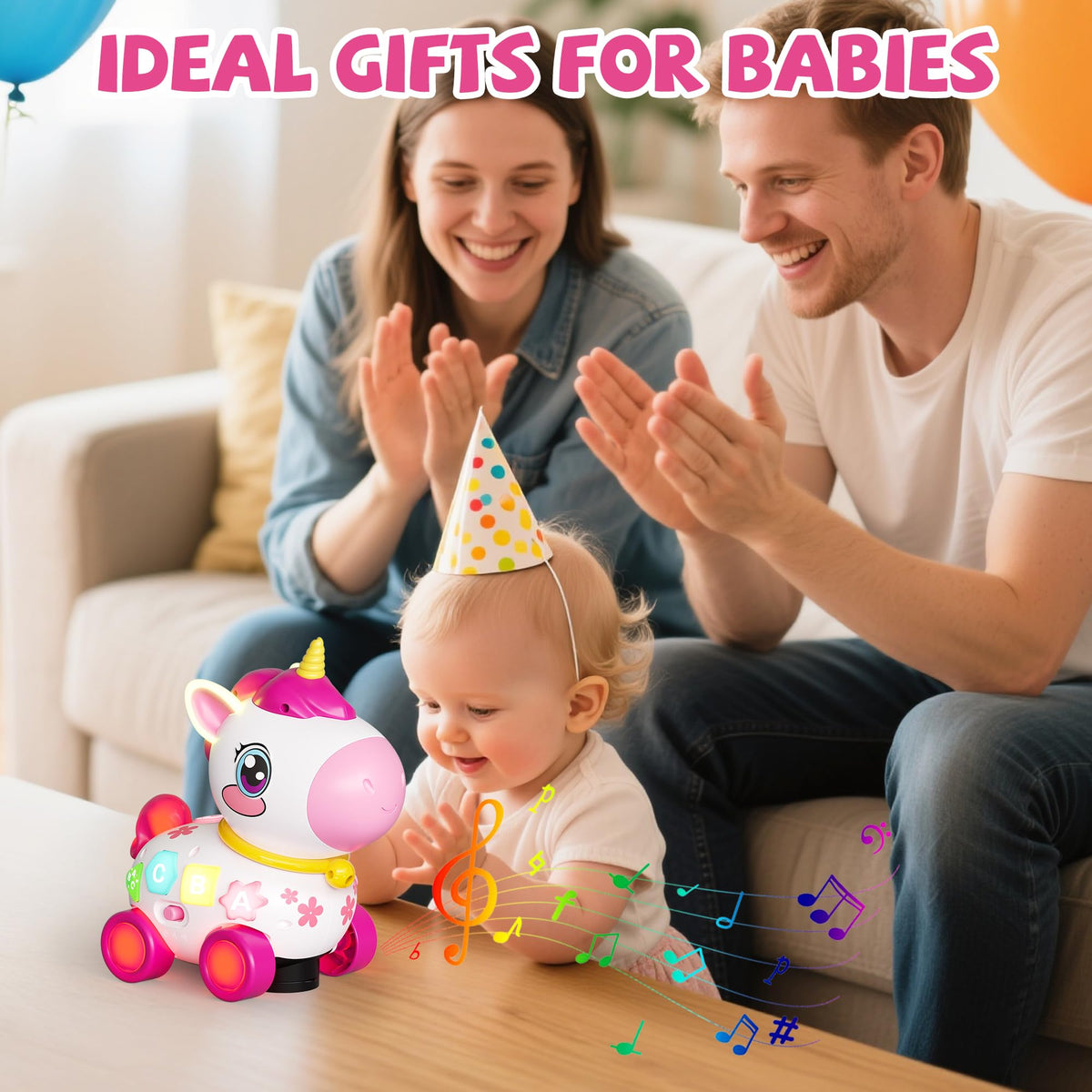 Ingbear unicorn carry-handle for easy on-the-go play