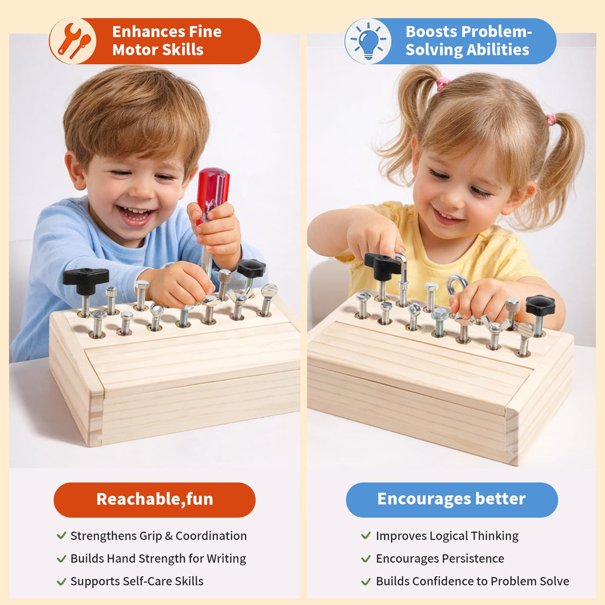 INIFEIDALA Educational toy travel-friendly compact design supports learning on the go.