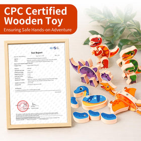 INIFEIDALA kids-building-dinosaurs-hands-on develop dexterity