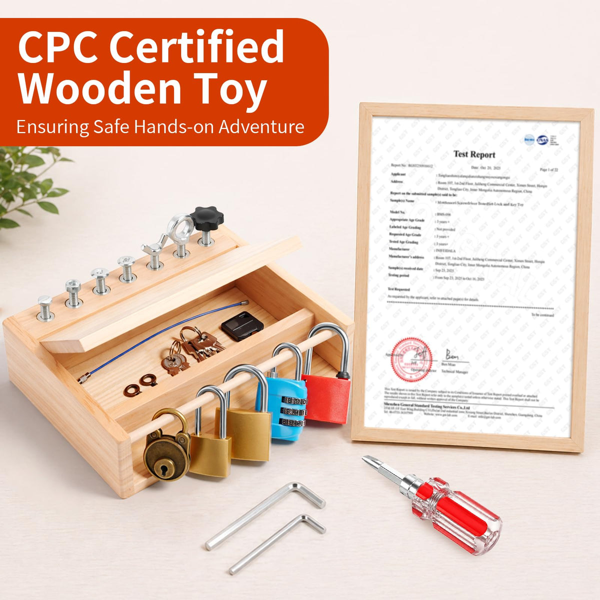 INIFEIDALA lock and key set invites interactive family play