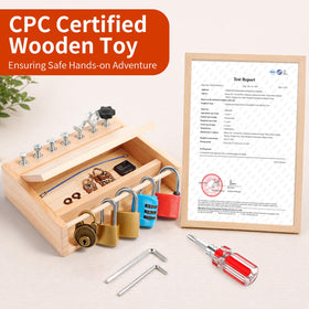 INIFEIDALA lock and key set invites interactive family play