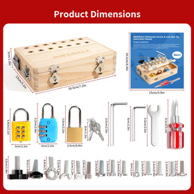 INIFEIDALA Busy Board ideal for classrooms and at-home learning environments.