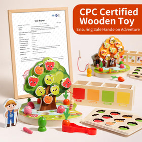 INIFEIDALA farmer figure for role-play and nurturing tasks