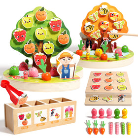 INIFEIDALA fruit blocks for fine motor play and color recognition
