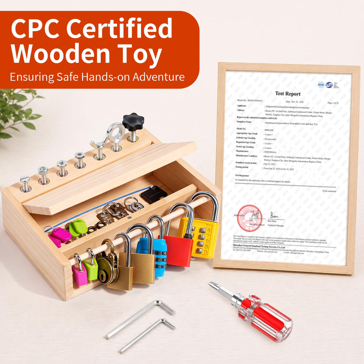 INIFEIDALA textured screwdriver handle aids easy grip.