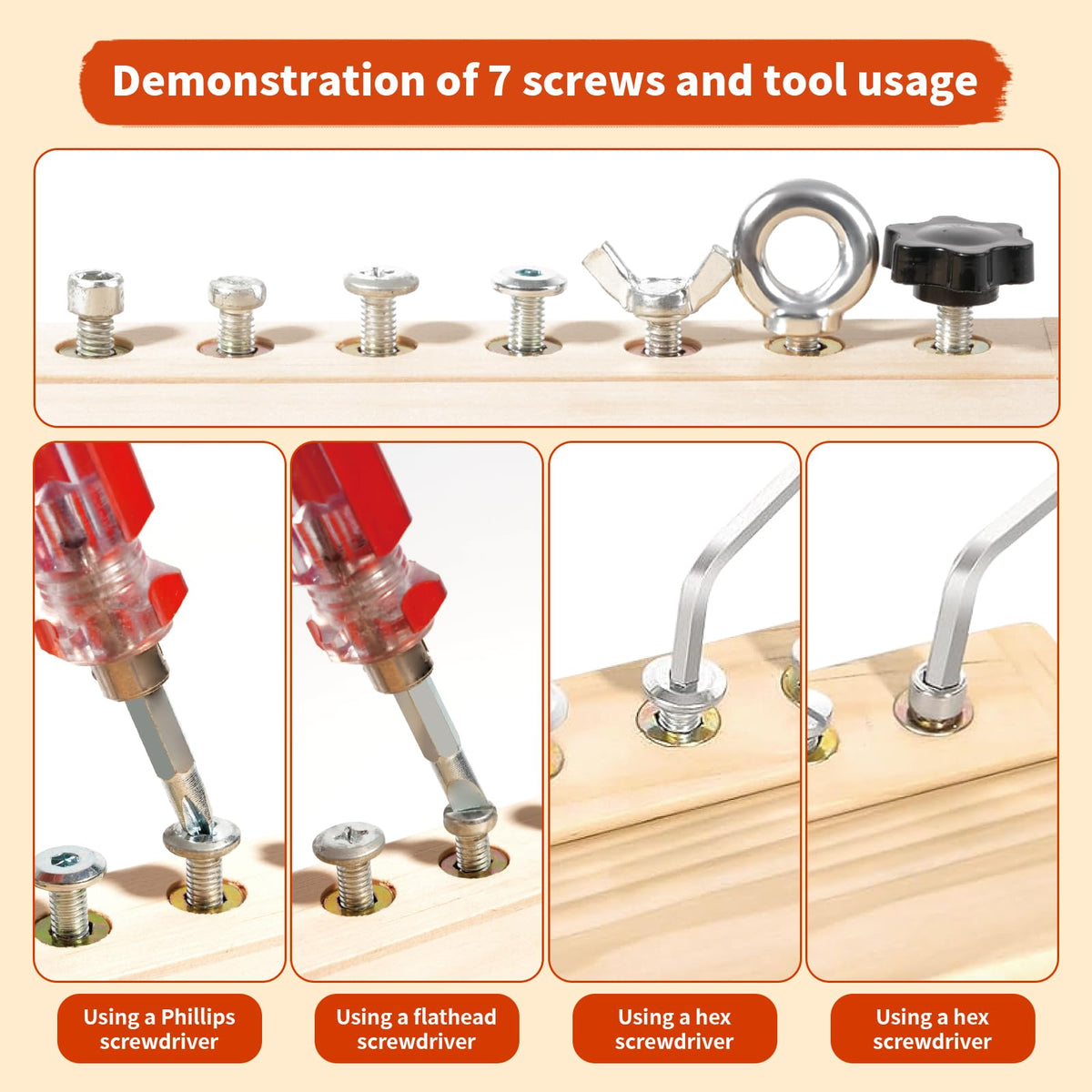 INIFEIDALA wooden locks and keys set for creative problem solving.