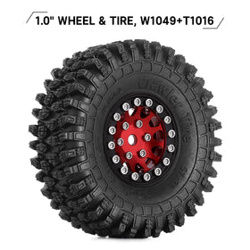 INJORA S5 57x22mm close-up shows soft rubber for improved grip