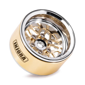 INJORA 1.0 brass beadlock wheel weight 22g per wheel