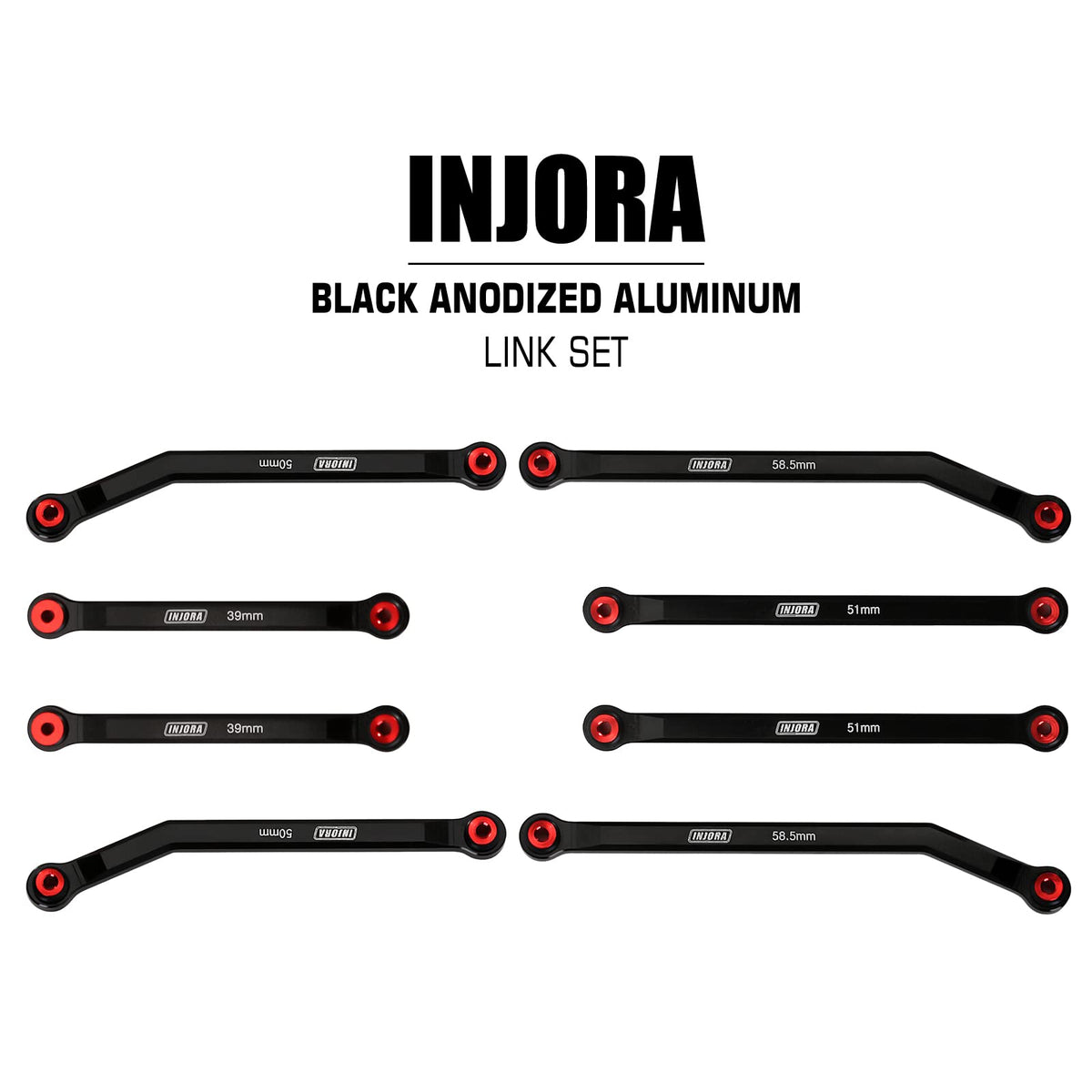 INJORA compatible with 1/24 RC crawlers, ideal upgrade for Axial SCX24 platforms.