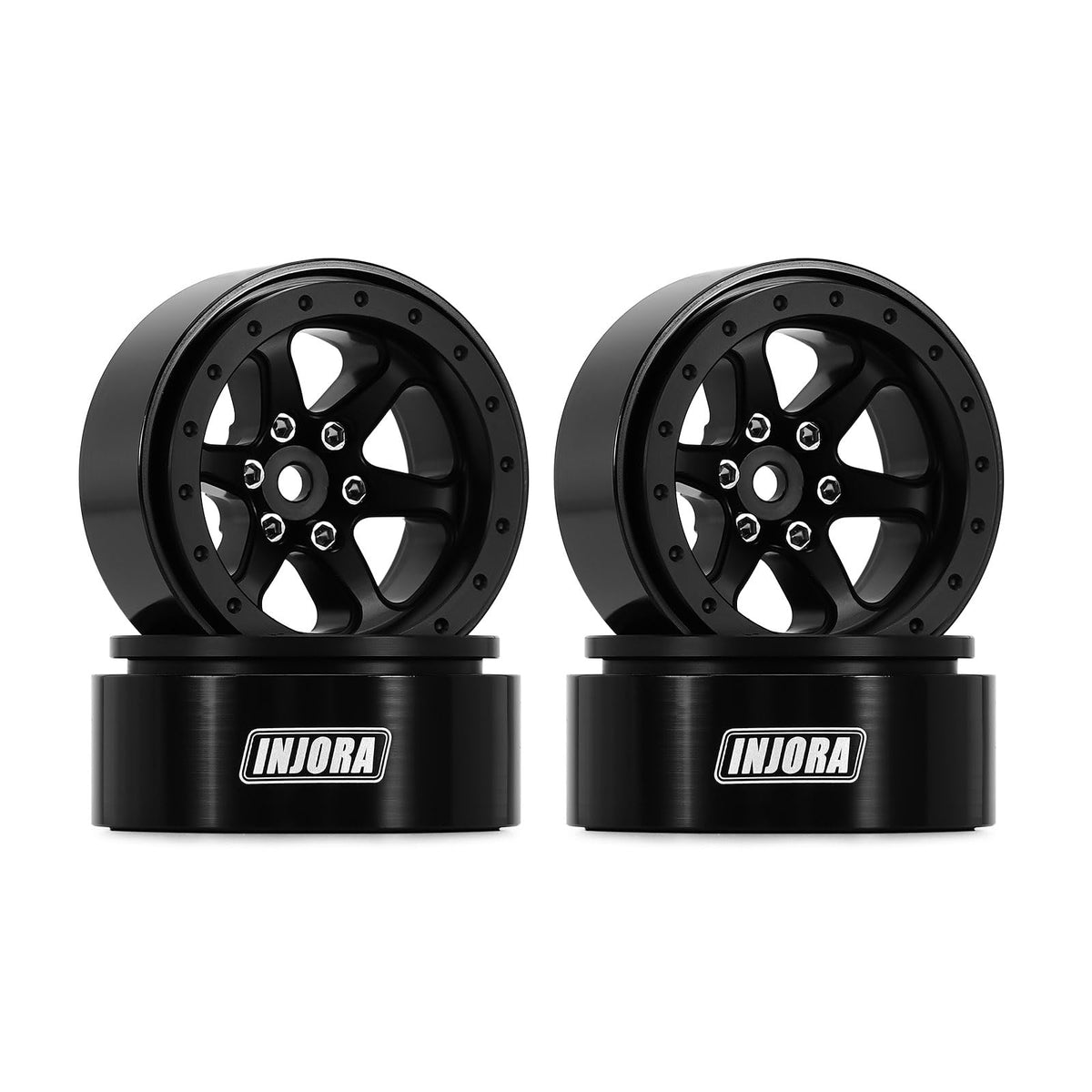 INJORA 1.3 aluminium beadlock wheel for TRX4M/SCX24 delivering stable performance.