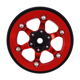 Lightweight 23 g INJORA wheel supports balanced traction on rough courses.