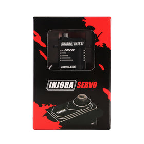 INJORA 11KG servo compatible with 1/18 and 1/24 RC crawlers.