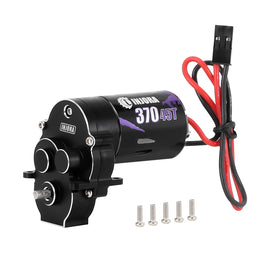 INJORA 370 brushed motor 45T for steady torque during crawls.