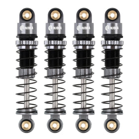 INJORA 39mm shocks aluminum threaded body close-up for precise preload adjustments.