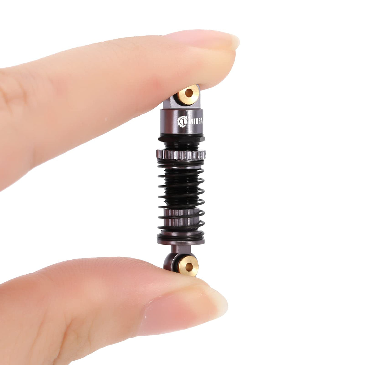 INJORA 39mm shocks bladder seals demonstrate consistent rebound dampening.