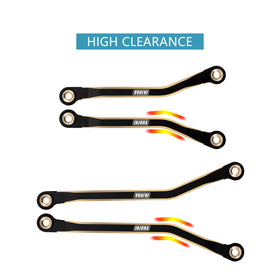 INJORA 42g brass links lower center of gravity boosting stability on climbs