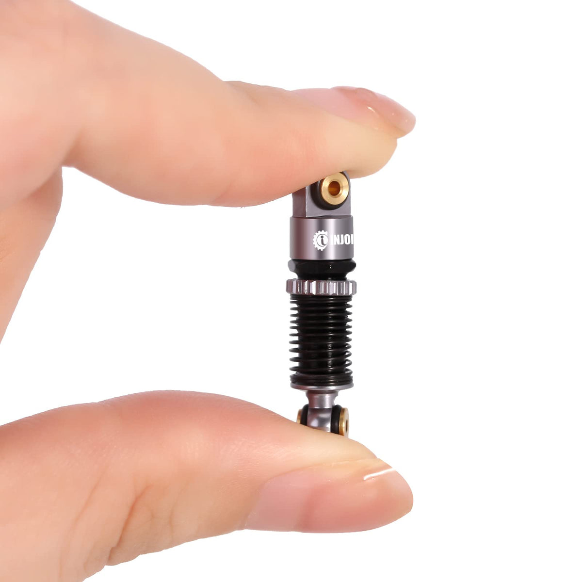 INJORA 43mm shocks packaged for Axial SCX24 Deadbolt installation.