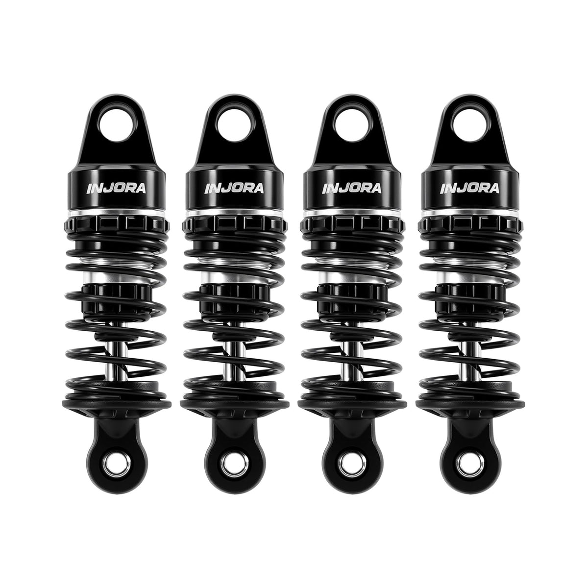 INJORA 45mm oil shocks assembly for smoother setup on 1/12 Losi Nascar