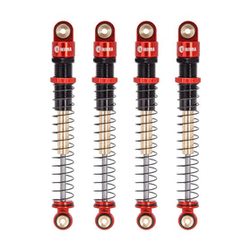 INJORA 51mm long-travel shocks for AX24 with damping and durability.