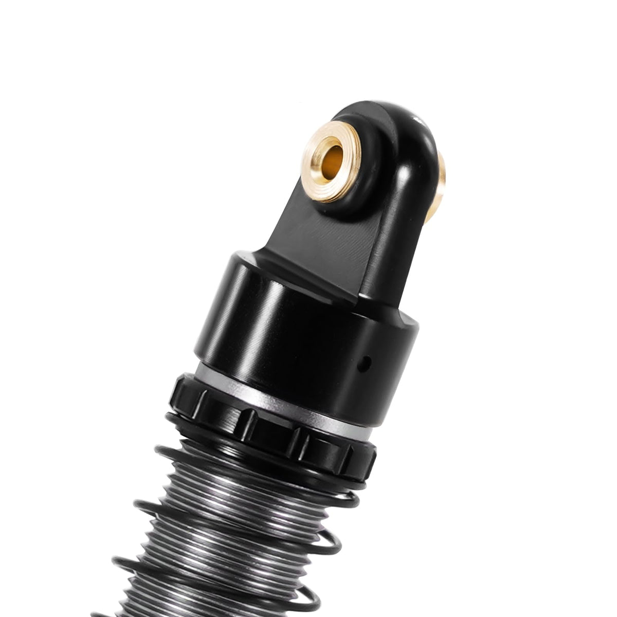 INJORA 52mm big bore shock shaft close-up highlights strength and smooth operation