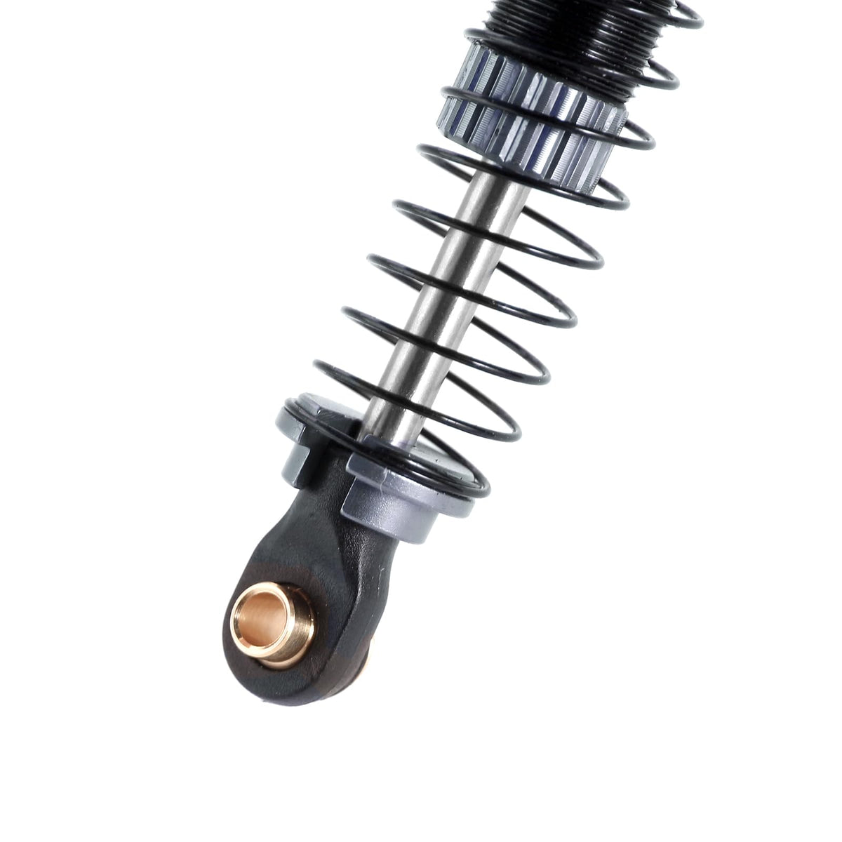 INJORA 53mm shocks with dual springs provide versatile setup