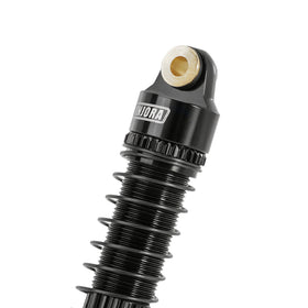 INJORA brass bottom spring retainer enhances lower center of gravity and stability.