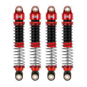 INJORA 59mm shock absorber front view for 1/18 RC crawler improves stability on rugged terrain