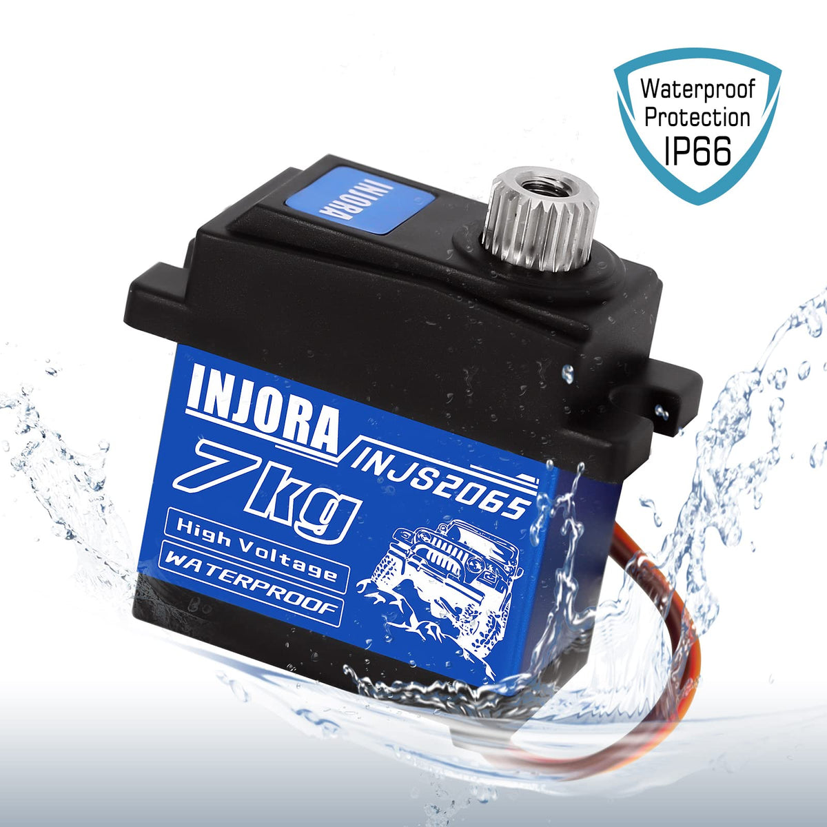 INJORA 7KG 2065 micro-servo 25T spline for arm compatibility