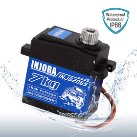 INJORA 7KG 2065 micro-servo 25T spline for arm compatibility