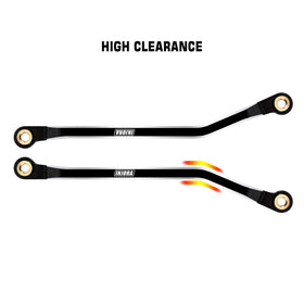 INJORA aluminum chassis link side profile highlighting lightweight strength