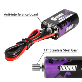 INJORA anti-interference board stabilizes performance in busy electronics.