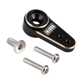 INJORA AX24 upgrade servo assembly with durable metal gears for stability.