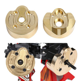 INJORA AXI03007 brass steering knuckle cap front view for enhanced durability