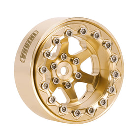 INJORA brass wheel width 16.5 mm adds stability on crawlers.