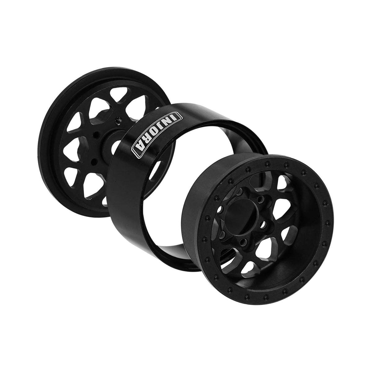 INJORA W1013 beadlock wheel with matte finish for sleek look