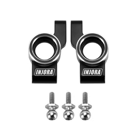 INJORA black anodized finish with silver edges for a premium look